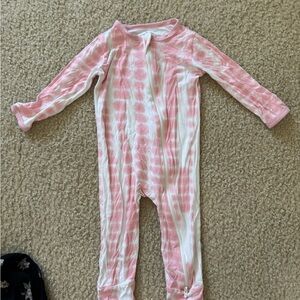 Crepe riptide Kyte baby 18-24 zip romper